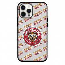 Grove City College Wolverines Phone Case For iPhone and Samsung Galaxy Devices - Grove City College Wolverines College Football Medley Monogram Wordmark