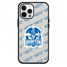 Hampton Pirates Phone Case For iPhone and Samsung Galaxy Devices - Hampton University Pirates College Football Medley Monogram Wordmark