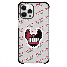Indiana University of Pennsylvania (IUP) Crimson Hawks Phone Case For iPhone and Samsung Galaxy Devices - Indiana University of Pennsylvania (IUP) Crimson Hawks College Football Medley Monogram Wordmark