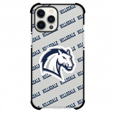 Hillsdale College Chargers Phone Case For iPhone and Samsung Galaxy Devices - Hillsdale College Chargers College Football Medley Monogram Wordmark