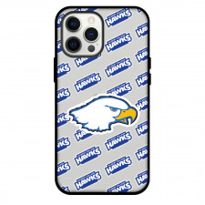 Hilbert College Hawks Phone Case For iPhone and Samsung Galaxy Devices - Hilbert College Hawks College Football Medley Monogram Wordmark