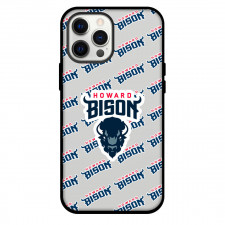 Howard Bison Phone Case For iPhone and Samsung Galaxy Devices - Howard University Bison College Football Medley Monogram Wordmark