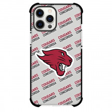 Concordia (Illinois) University Cougars Phone Case For iPhone and Samsung Galaxy Devices - Concordia (Illinois) University Cougars College Football Medley Monogram Wordmark