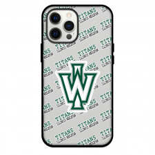 Illinois Wesleyan University Titans Phone Case For iPhone and Samsung Galaxy Devices - Illinois Wesleyan University Titans College Football Medley Monogram Wordmark