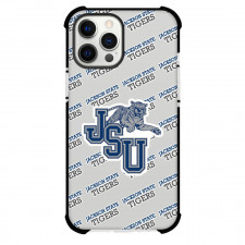 Jackson State Tigers Phone Case For iPhone and Samsung Galaxy Devices - Jackson State University Tigers College Football Medley Monogram Wordmark
