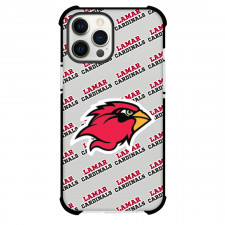 Lamar Cardinals Phone Case For iPhone and Samsung Galaxy Devices - Lamar University Cardinals College Football Medley Monogram Wordmark