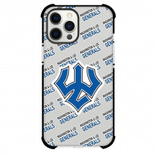 Washington & Lee University Generals Phone Case For iPhone and Samsung Galaxy Devices - Washington & Lee University Generals College Football Medley Monogram Wordmark