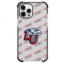Liberty Flames Phone Case For iPhone and Samsung Galaxy Devices - Liberty Flames College Football Medley Monogram Wordmark