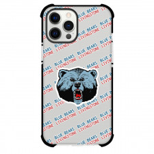 Livingstone College Blue Bears Phone Case For iPhone and Samsung Galaxy Devices - Livingstone College Blue Bears College Football Medley Monogram Wordmark