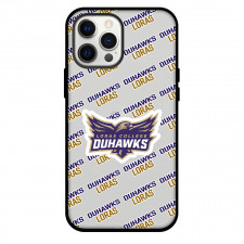 Loras College Duhawks Phone Case For iPhone and Samsung Galaxy Devices - Loras College Duhawks College Football Medley Monogram Wordmark