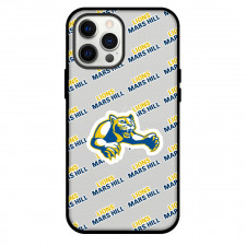 Mars Hill University Lions Phone Case For iPhone and Samsung Galaxy Devices - Mars Hill University Lions College Football Medley Monogram Wordmark