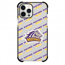 Western New Mexico University Mustangs Phone Case For iPhone and Samsung Galaxy Devices - Western New Mexico University Mustangs College Football Medley Monogram Wordmark