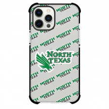 North Texas Mean Green Phone Case For iPhone and Samsung Galaxy Devices - North Texas Mean Green College Football Medley Monogram Wordmark