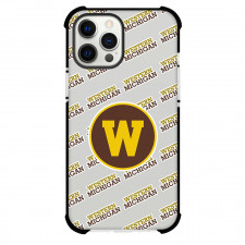 Western Michigan Broncos Phone Case For iPhone and Samsung Galaxy Devices - Western Michigan Broncos College Football Medley Monogram Wordmark