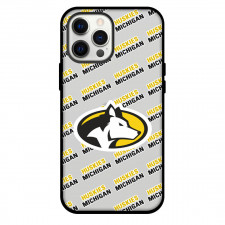 Michigan Technological University (Michigan Tech) Huskies Phone Case For iPhone and Samsung Galaxy Devices - Michigan Technological University (Michigan Tech) Huskies College Football Medley Monogram Wordmark