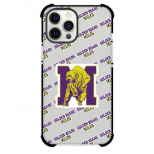 Miles College Golden Bears Phone Case For iPhone and Samsung Galaxy Devices - Miles College Golden Bears College Football Medley Monogram Wordmark