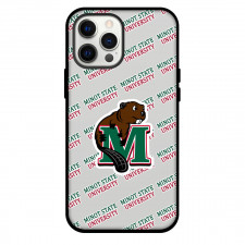 Minot State University Beavers Phone Case For iPhone and Samsung Galaxy Devices - Minot State University Beavers College Football Medley Monogram Wordmark