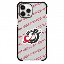 Minnesota State University Moorhead Dragons Phone Case For iPhone and Samsung Galaxy Devices - Minnesota State University Moorhead Dragons College Football Medley Monogram Wordmark