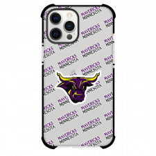 Minnesota State University, Mankato Mavericks Phone Case For iPhone and Samsung Galaxy Devices - Minnesota State University, Mankato Mavericks College Football Medley Monogram Wordmark