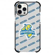 Misericordia University Cougars Phone Case For iPhone and Samsung Galaxy Devices - Misericordia University Cougars College Football Medley Monogram Wordmark