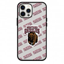 Montana Grizzlies Phone Case For iPhone and Samsung Galaxy Devices - University of Montana Grizzlies College Football Medley Monogram Wordmark