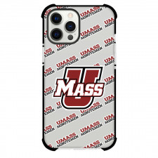 UMass Minutemen Phone Case For iPhone and Samsung Galaxy Devices - UMass Minutemen College Football Medley Monogram Wordmark
