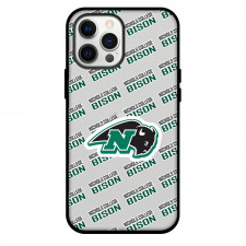 Nichols College Bison Phone Case For iPhone and Samsung Galaxy Devices - Nichols College Bison College Football Medley Monogram Wordmark
