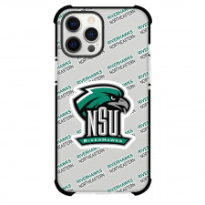 Northeastern State University RiverHawks Phone Case For iPhone and Samsung Galaxy Devices - Northeastern State University RiverHawks College Football Medley Monogram Wordmark