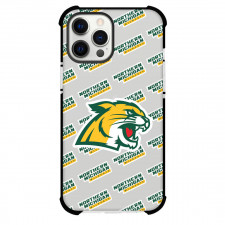 Northern Michigan University Wildcats Phone Case For iPhone and Samsung Galaxy Devices - Northern Michigan University Wildcats College Football Medley Monogram Wordmark