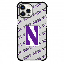 Northwestern Wildcats Phone Case For iPhone and Samsung Galaxy Devices - Northwestern Wildcats College Football Medley Monogram Wordmark