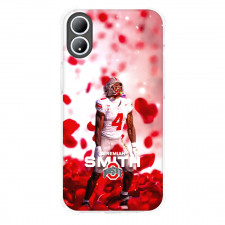 NCAA Jeremiah Smith Ohio State Buckeyes Football College University Phone Case For iPhone Samsung Galaxy Pixel OnePlus Vivo Xiaomi Asus Sony Motorola Nokia - Ohio State Buckeyes Jeremiah Smith Standing in Roses