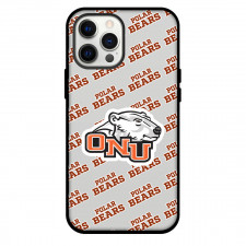 Ohio Northern University Polar Bears Phone Case For iPhone and Samsung Galaxy Devices - Ohio Northern University Polar Bears College Football Medley Monogram Wordmark