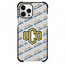 University of Central Oklahoma Bronchos Phone Case For iPhone and Samsung Galaxy Devices - University of Central Oklahoma Bronchos College Football Medley Monogram Wordmark