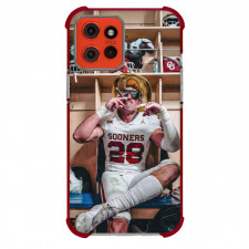 NCAA Danny Stutsman Oklahoma Sooners Football College University Phone Case For iPhone Samsung Galaxy Pixel OnePlus Vivo Xiaomi Asus Sony Motorola Nokia - Oklahoma Sooners Danny Stutsman Smoking Cigar