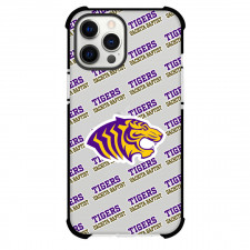 Ouachita Baptist University Tigers Phone Case For iPhone and Samsung Galaxy Devices - Ouachita Baptist University Tigers College Football Medley Monogram Wordmark