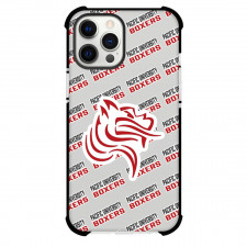 Pacific (Oregon) University Boxers Phone Case For iPhone and Samsung Galaxy Devices - Pacific (Oregon) University Boxers College Football Medley Monogram Wordmark