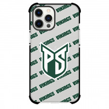 Portland State Vikings Phone Case For iPhone and Samsung Galaxy Devices - Portland State University Vikings College Football Medley Monogram Wordmark