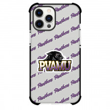 Prairie View A&M Panthers Phone Case For iPhone and Samsung Galaxy Devices - Prairie View A&M University Panthers College Football Medley Monogram Wordmark