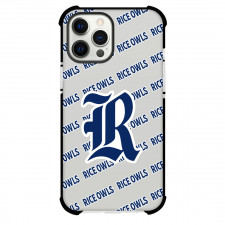 Rice Owls Phone Case For iPhone and Samsung Galaxy Devices - Rice Owls College Football Medley Monogram Wordmark