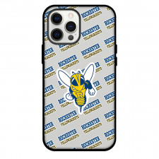 Rochester University Yellowjackets Phone Case For iPhone and Samsung Galaxy Devices - Rochester University Yellowjackets College Football Medley Monogram Wordmark