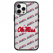 Ole Miss Rebels Phone Case For iPhone and Samsung Galaxy Devices - Ole Miss Rebels College Football Medley Monogram Wordmark
