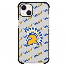 San Jose State Spartans Phone Case For iPhone and Samsung Galaxy Devices - San Jose State Spartans College Football Medley Monogram Wordmark