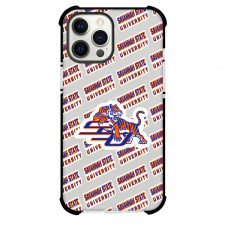 Savannah State University Tigers Phone Case For iPhone and Samsung Galaxy Devices - Savannah State University Tigers College Football Medley Monogram Wordmark