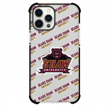 Shaw University Bears Phone Case For iPhone and Samsung Galaxy Devices - Shaw University Bears College Football Medley Monogram Wordmark