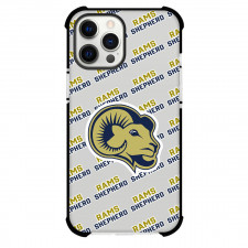 Shepherd University Rams Phone Case For iPhone and Samsung Galaxy Devices - Shepherd University Rams College Football Medley Monogram Wordmark