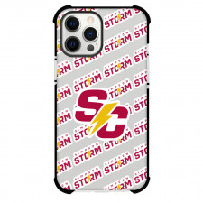Simpson College Storm Phone Case For iPhone and Samsung Galaxy Devices - Simpson College Storm College Football Medley Monogram Wordmark