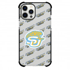 Southern Jaguars Phone Case For iPhone and Samsung Galaxy Devices - Southern University Jaguars College Football Medley Monogram Wordmark