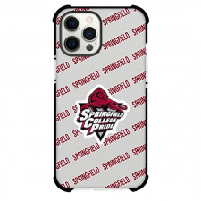 Springfield College Pride Phone Case For iPhone and Samsung Galaxy Devices - Springfield College Pride College Football Medley Monogram Wordmark