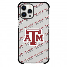 Texas A&M Aggies Phone Case For iPhone and Samsung Galaxy Devices - Texas A&M Aggies College Football Medley Monogram Wordmark