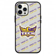 Tennessee Tech Golden Eagles Phone Case For iPhone and Samsung Galaxy Devices - Tennessee Technological University Golden Eagles College Football Medley Monogram Wordmark